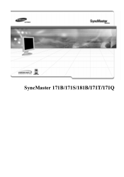 Samsung 171T User Manual (user Manual) (ver.1.0) (Spanish)