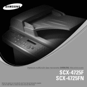 Samsung SCX 4725FN User Manual (SPANISH)