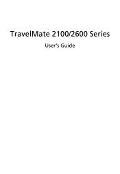 Acer TravelMate 2100 TravelMate 2100/2600 User's Guide