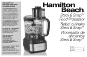 Hamilton Beach 70727 Use and Care Manual
