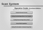 Kyocera KM-1650 Scan System (F) Operation Guide (Functions Edition)