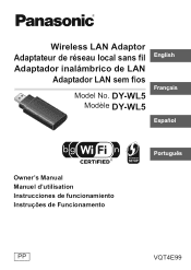 Panasonic DY-WL5 Operating Instructions