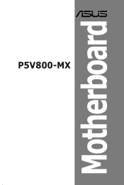 Asus P5V800-MX P5V800-MX User's Manual for English Edition
