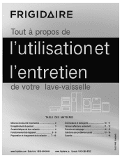 Frigidaire FGBD2445NF Complete Owner's Guide (Français)