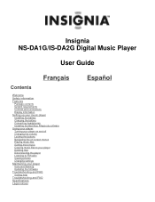 Insignia NS-DA1G User Manual (English)