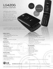 LG LG420G Data Sheet