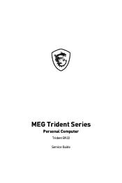 MSI MEG Trident X2 13th Quick Start Guide