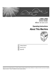 Ricoh Aficio MP C3000 EFI User Manual