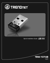TRENDnet TBW-107UB Quick Installation Guide