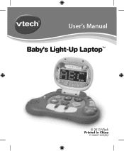 Vtech Baby s Light-Up Laptop Pink User Manual