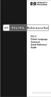 HP LaserJet 6p HP PCL/PJL reference (PCL 5 Printer Language) - Technical Quick Reference Guide