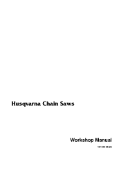 Husqvarna 3120 XP Workshop Manual