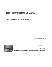 Intel SC5650BCDP Technical Product Specification