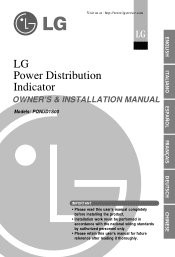 LG PQNUD1S00 Owner's Manual