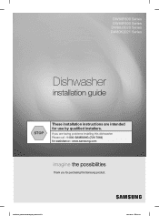 Samsung DW80F600UT User Manual