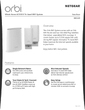 Netgear RBK52W Product Data Sheet