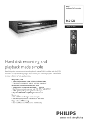 Philips DVDR3575H Leaflet