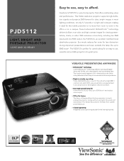 ViewSonic PJD5112 PJD5112 Datasheet
