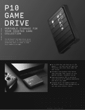 Western Digital WD_BLACK P10 Game Drive Product Overview