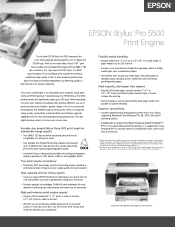 Epson Stylus Pro 5500 Product Brochure