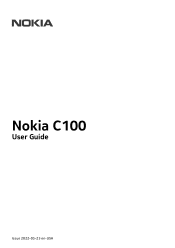 Nokia C100 User Manual