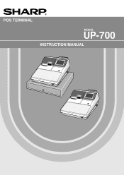 Sharp UP-700 Instruction Manual