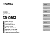 Yamaha CD-C603RK CD-C603RK Owners Manual 1