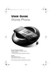 Binatone iHomePhone 2 User Manual