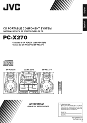 JVC PC-X270 Instruction Manual