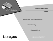 Lexmark 16A0867 Parts Catalog