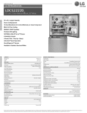 LG LDCS22220W Owners Manual - English
