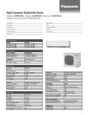 Panasonic 26PEK2U6 26PEK2U6 Submittal Sheet