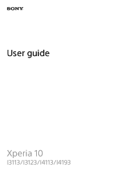 Sony Xperia 10 Help Guide