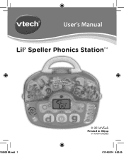 Vtech Lil Speller Phonics Station User Manual