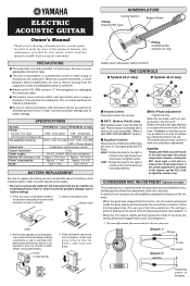 Yamaha CGX171CC Owner's Manual