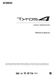 Yamaha Tyros4 Reference Manual