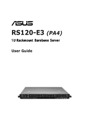 Asus RS120-E3 User Guide