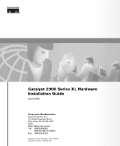 Cisco 2960-24LT-L Hardware Installation Guide