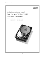 IBM DDYS-T09170 Installation Manual