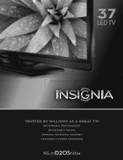 Insignia NS-37D20SNA14 Information Brochure (English)