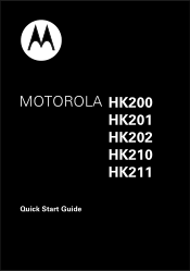 Motorola HK210 HK210 - User Manual
