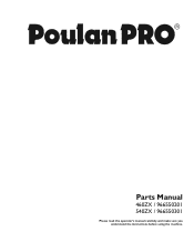 Poulan 460ZX Parts Manual