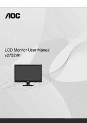 AOC e2752Vh User's Manual_e2752Vh