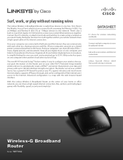 Cisco WRT54G2 Brochure
