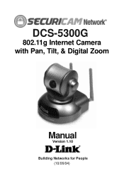 D-Link DCS-5300G Product Manual