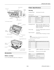 Epson DFX-8500 Product Information Guide