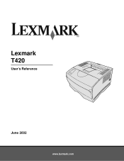 Lexmark 16H0150 User's Reference (3.4 MB)