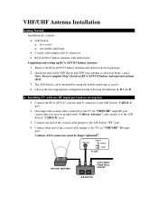 RCA ANT115 Installation Instructions