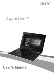 Acer Aspire One Cloudbook 1-132 User Manual W10