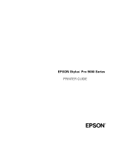Epson Stylus Pro 9500 User Manual